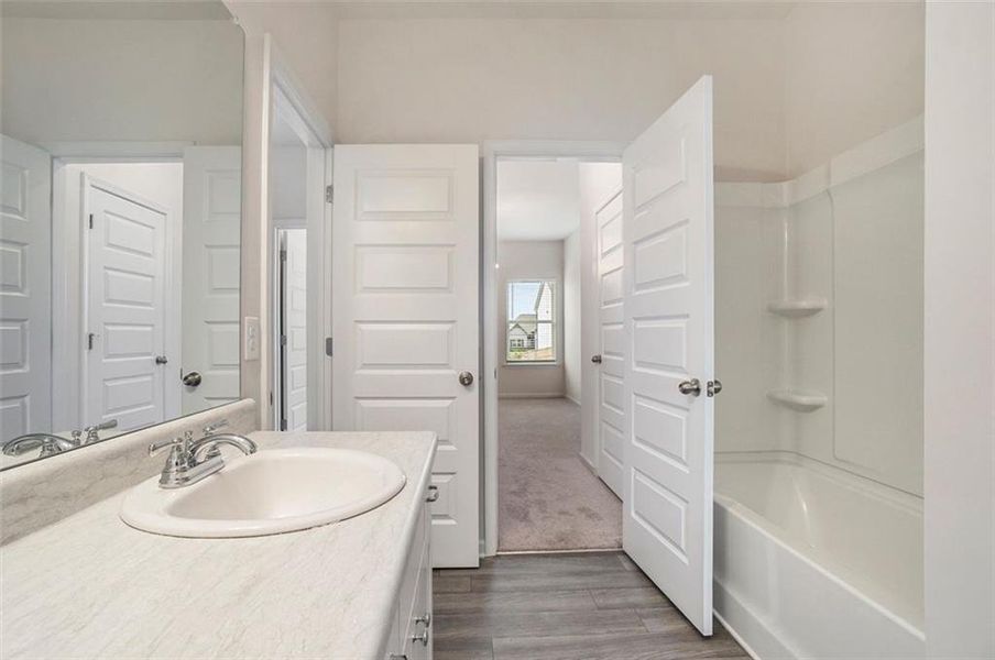 Furnished interior view inside a new home in , Cartersville (Image 6).