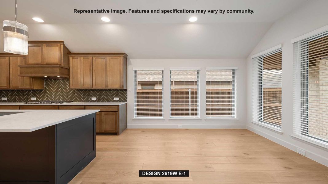 Furnished interior view inside a new home in Parkside On The River, Georgetown (Image 6).