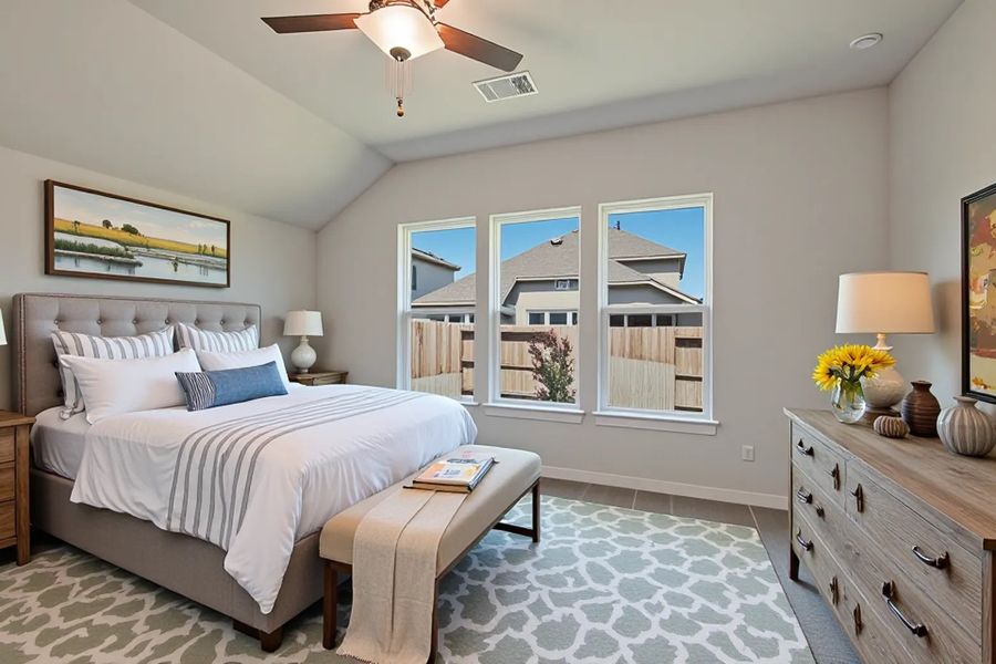 Furnished interior view inside a new home in Veramendi, New Braunfels (Image 8).