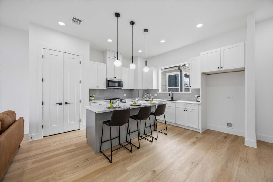 Furnished interior view inside a new home in , Houston (Image 7).