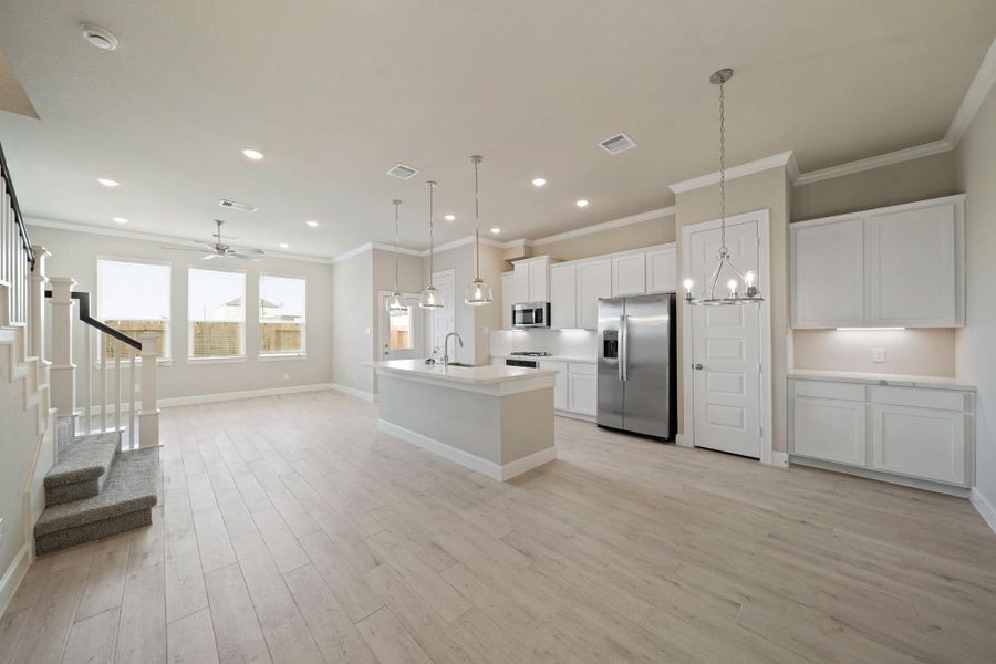 Bright open floor plan