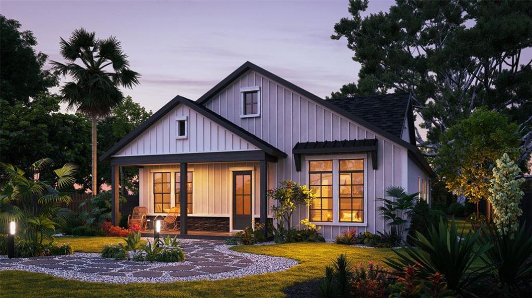 Front exterior of a new home in , Gulfport, FL, highlighting curb appeal (Image 2). Front exterior of a new home in , Gulfport, FL, highlighting curb appeal (Image 2).