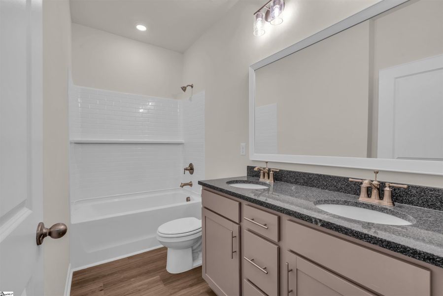 Furnished interior view inside a new home in Halton Oaks, Spartanburg (Image 4). Furnished interior view inside a new home in Halton Oaks, Spartanburg (Image 4).