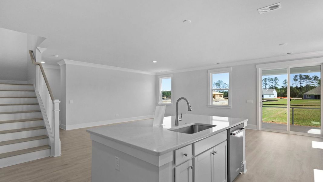 Representative furnished interior of a home built from the HARBOR OAK by D.R. Horton in Berkeley Bay, Ridgeville (Image 8). Representative furnished interior of a home built from the HARBOR OAK by D.R. Horton in Berkeley Bay, Ridgeville (Image 8).