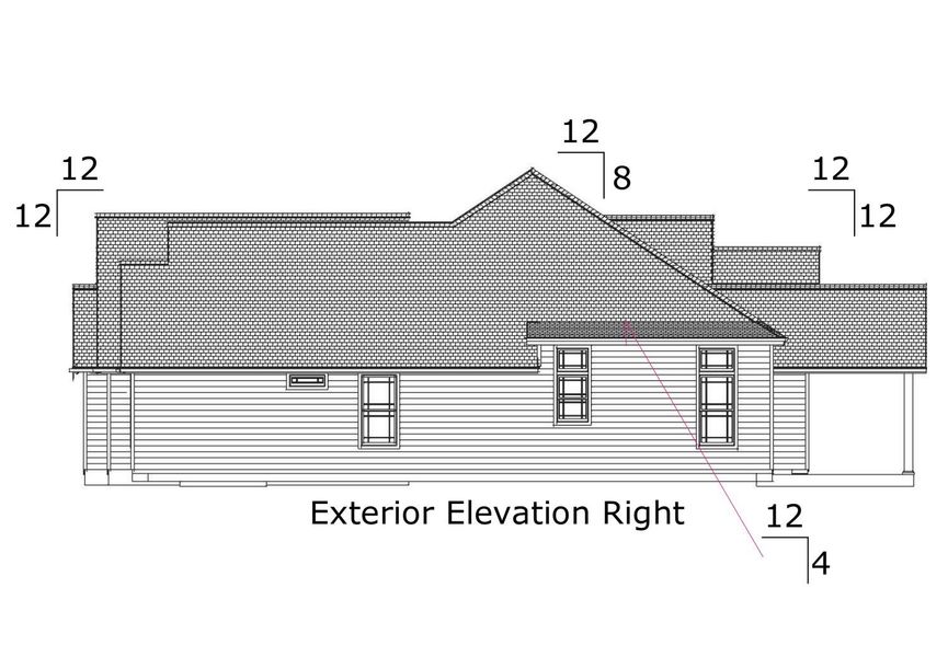 Front exterior of a new home in Tubbs Mountain Estates, Travelers Rest, SC, highlighting curb appeal (Image 5).