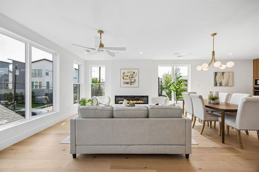 Furnished interior view inside a new home in , Dallas (Image 9). Furnished interior view inside a new home in , Dallas (Image 9).