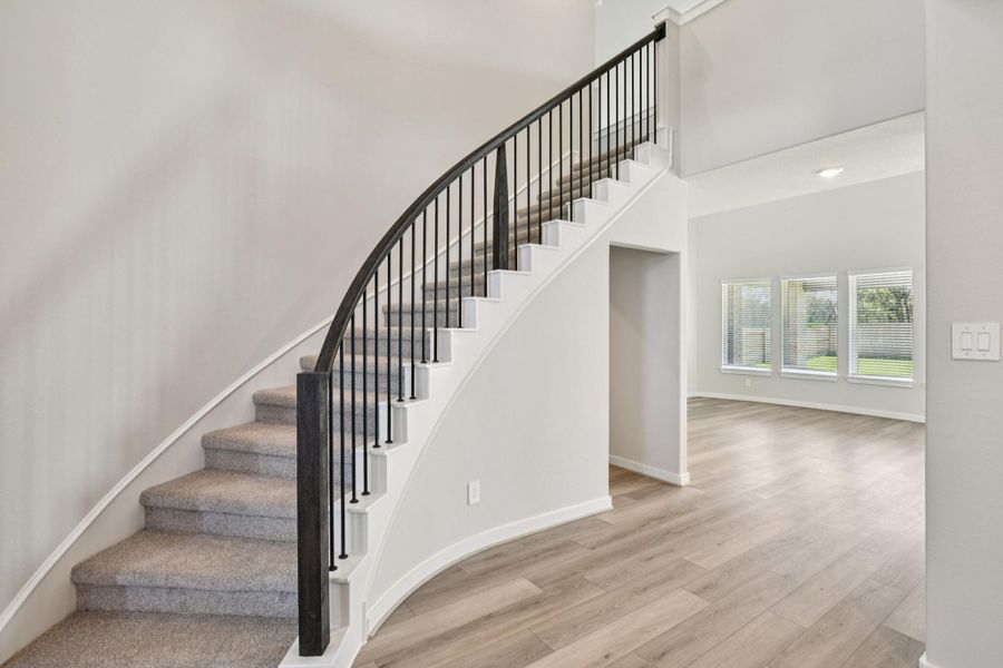 Photo is not of the actual home, but is an inspirational photo of builder’s model home and may depict options, furnishings, and/or decorator features that are not included