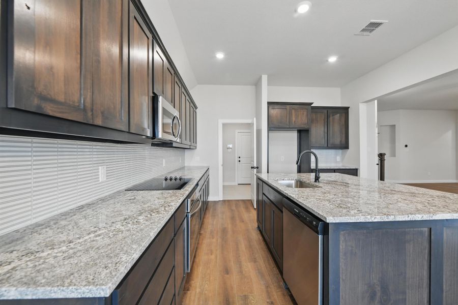 Representative furnished interior of a home built from the McKinley II by Cheldan Homes in Terra Vista Estates, Springtown (Image 11).