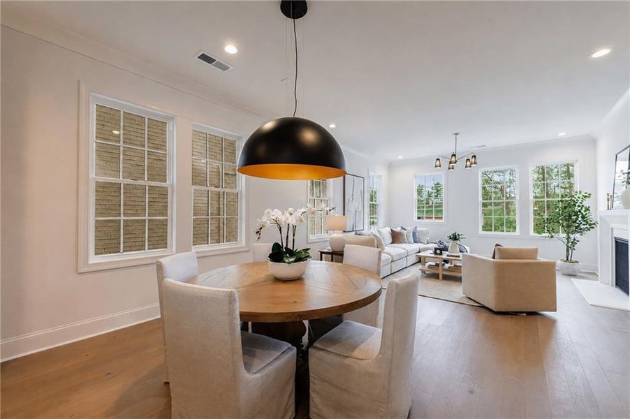 Furnished interior view inside a new home in , Alpharetta (Image 31).