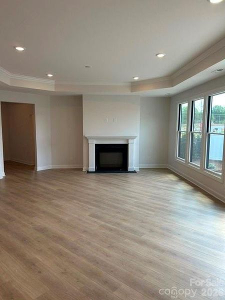 Spacious, unfurnished interior of a new home in The Courtyards at Hodges Farm, Charlotte (Image 13).