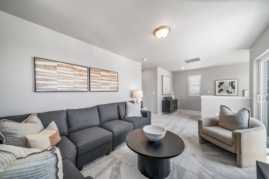 Furnished interior view inside a new home in Banning Lewis Ranch - New Homes Colorado Springs, Colorado Springs (Image 11).