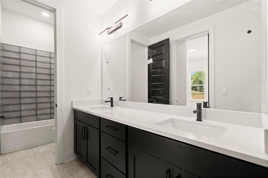 Furnished interior view inside a new home in The Gathering – Alpharetta, Alpharetta (Image 18).
