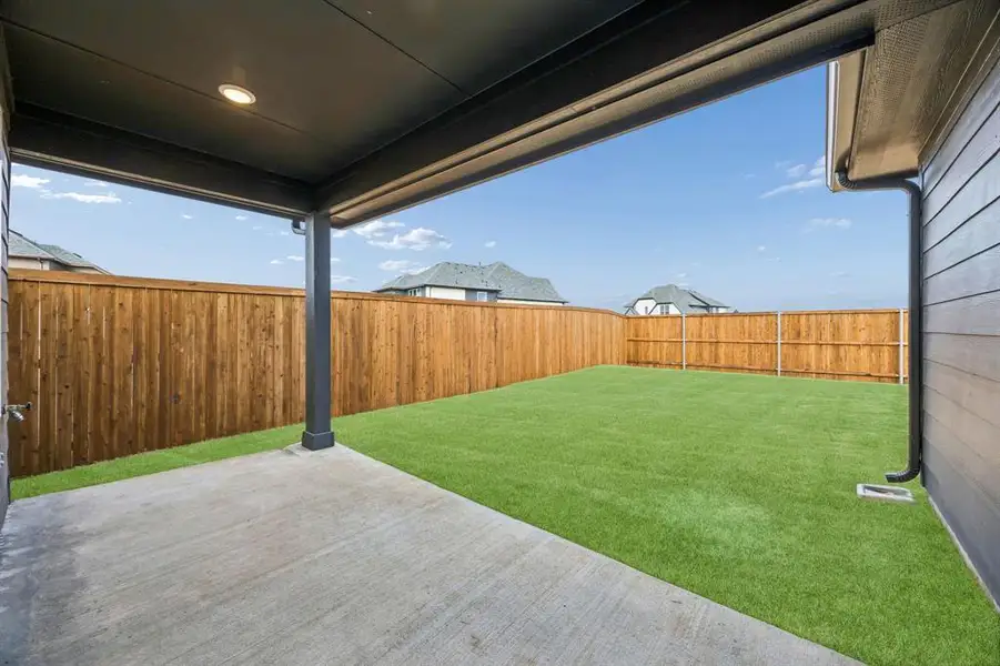 Exterior details and patio area of a home in Venetian, Weston (Image 3).