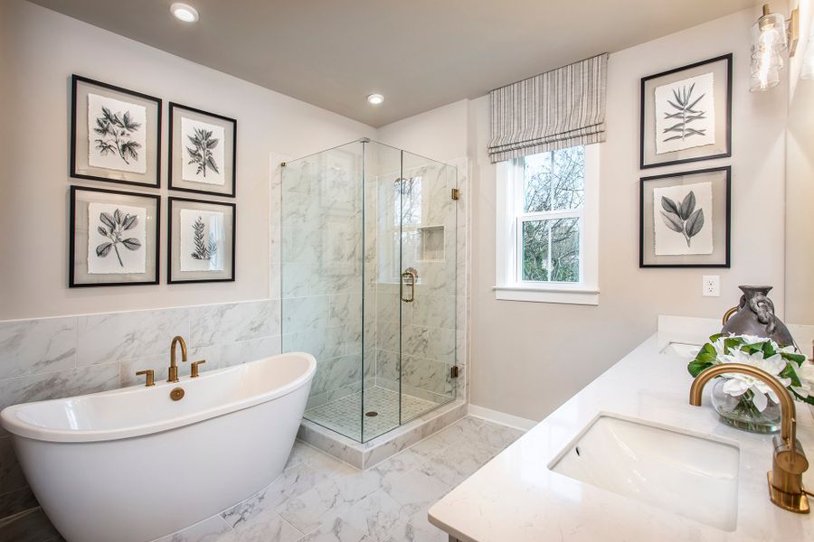 Representative furnished interior of a home built from the Brayton by Beazer Homes in The Groves at Myrtle: Myrtle Street, Roswell (Image 13).