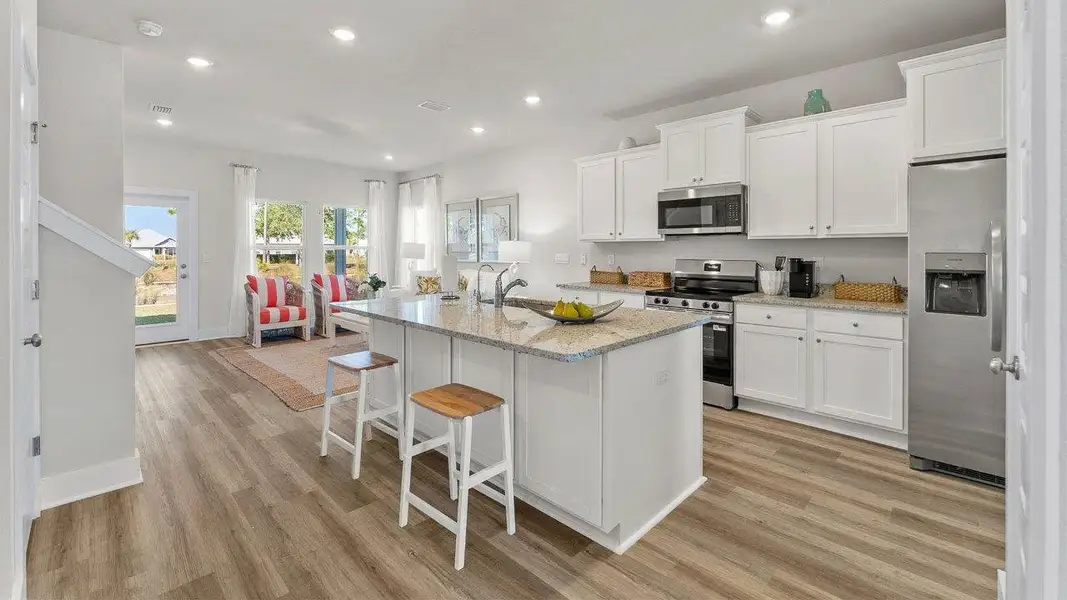Representative furnished interior of a home built from the The Alabaster by D.R. Horton in Misting Springs, Crawfordville (Image 4).