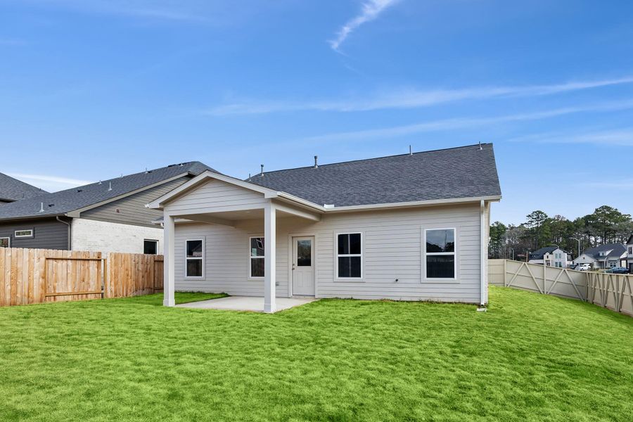 The Crawford- Rear Covered Patio The Crawford- Rear Covered Patio