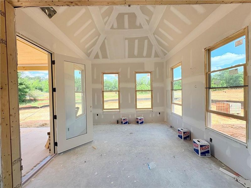 In-progress construction of a new home in The Tillery, Marietta, GA (Image 80).