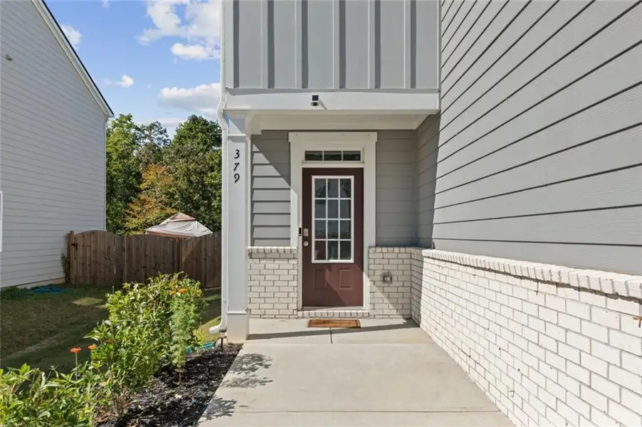 Exterior details and patio area of a home in , Dawsonville (Image 4). Exterior details and patio area of a home in , Dawsonville (Image 4).