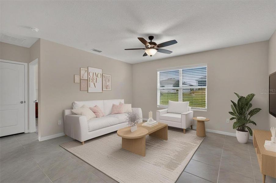Furnished interior view inside a new home in , Okahumpka (Image 36).