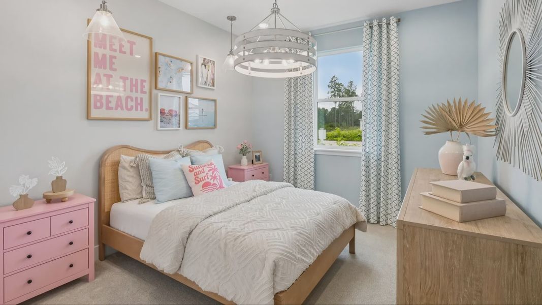 Furnished interior view inside a new home in Ardisia Park, New Smyrna Beach (Image 64).