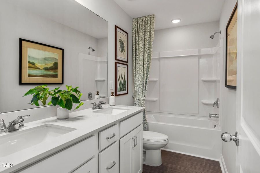 Furnished interior view inside a new home in Springvale, Fuquay Varina (Image 35).