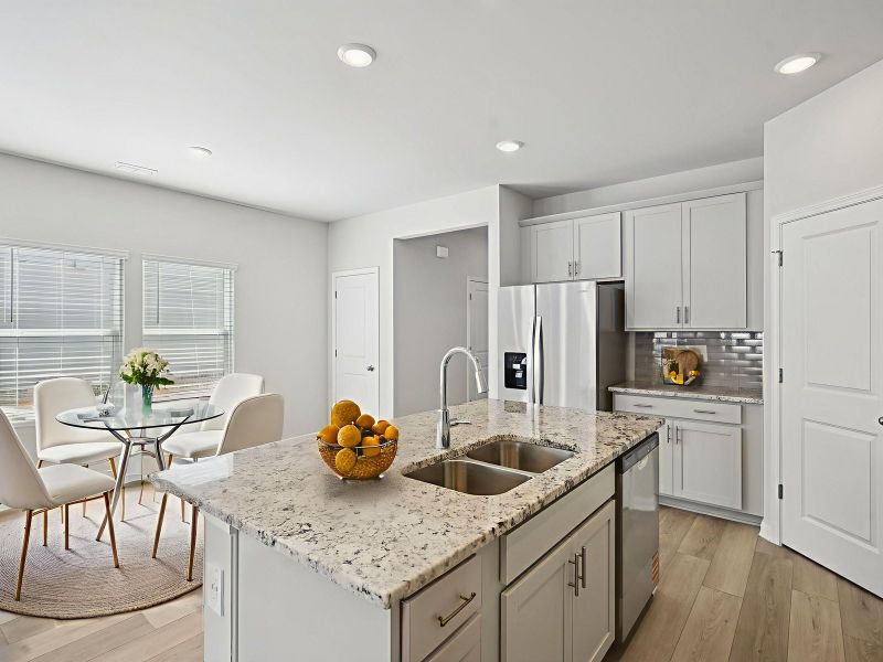 Furnished interior view inside a new home in Avalon - Reserve Series, Conyers (Image 4).