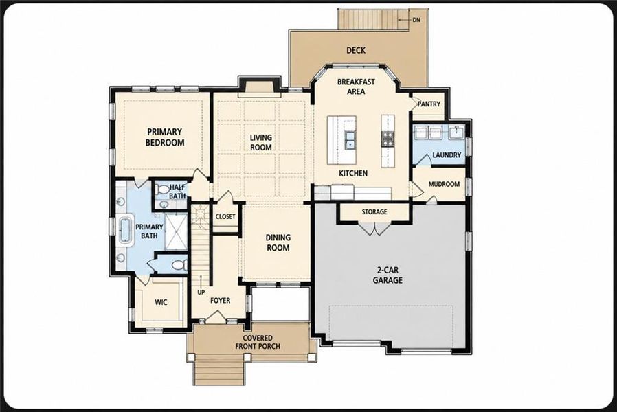 2D floor plan layout of this home in , McDonough, GA (Image 5). 2D floor plan layout of this home in , McDonough, GA (Image 5).