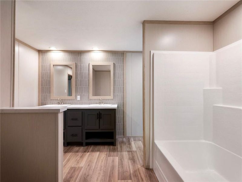 Furnished interior view inside a new home in , Gainesville (Image 15).