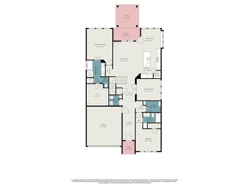 Main Level Floor Plan