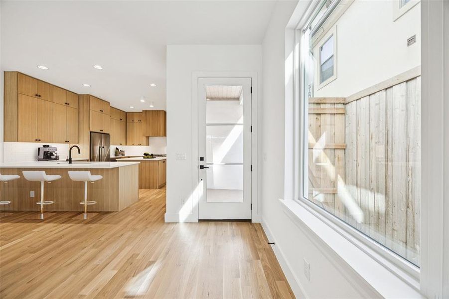 Furnished interior view inside a new home in , Dallas (Image 7).