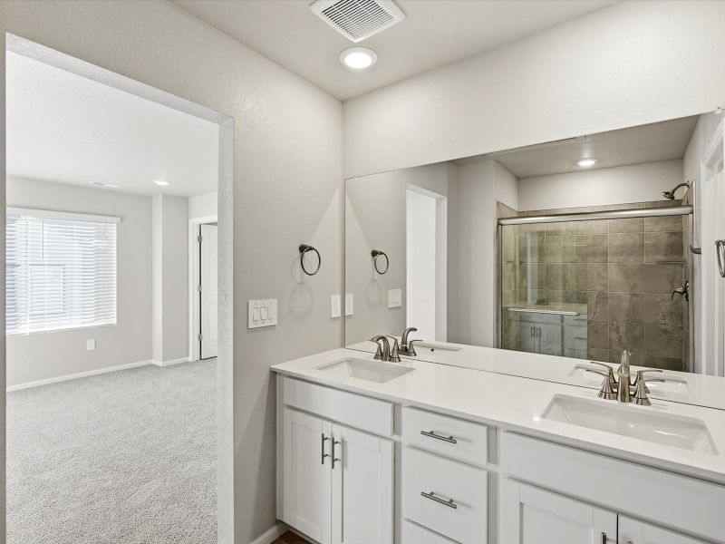 Furnished interior view inside a new home in Three Hills, Morrison (Image 4).