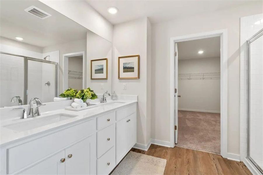 Furnished interior view inside a new home in Walker Grove, McDonough (Image 19).