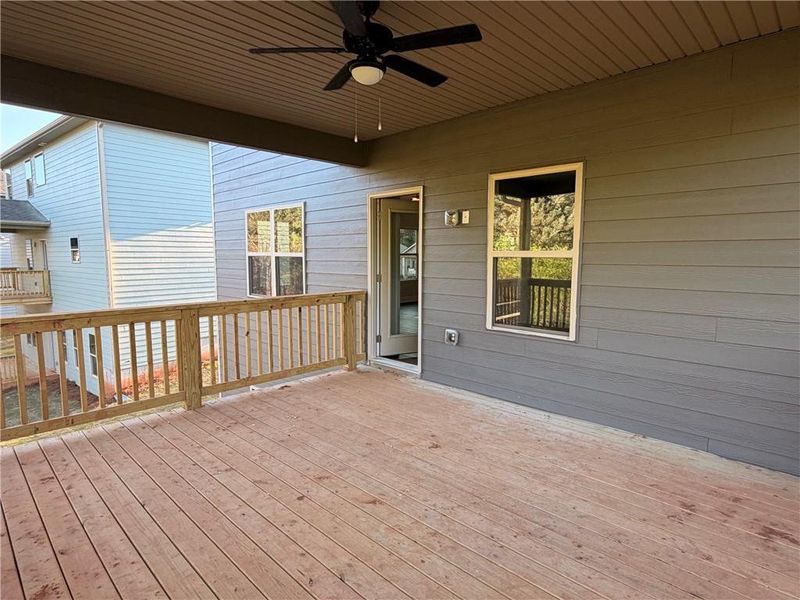 Exterior details and patio area of a home in Magnolia Villas, Cornelia (Image 4).