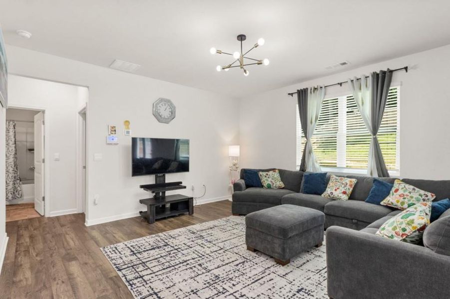 Furnished interior view inside a new home in , Dawsonville (Image 17).
