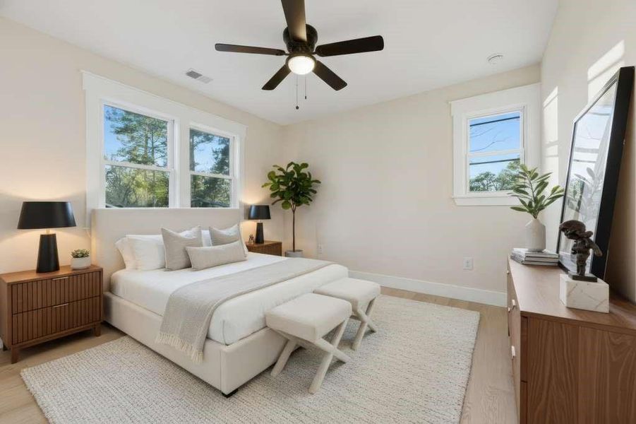 Furnished interior view inside a new home in , Conyers (Image 17).