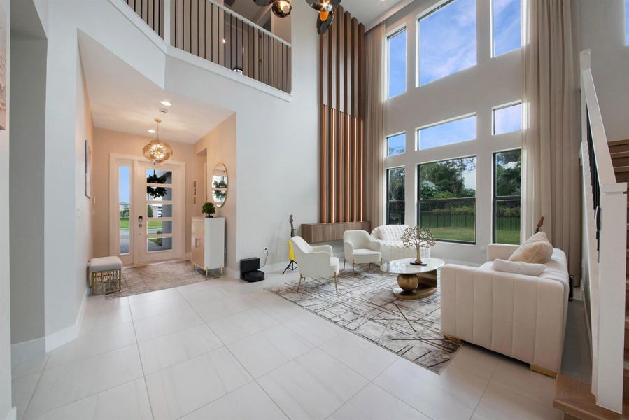 Furnished interior view inside a new home in , Boca Raton (Image 14).