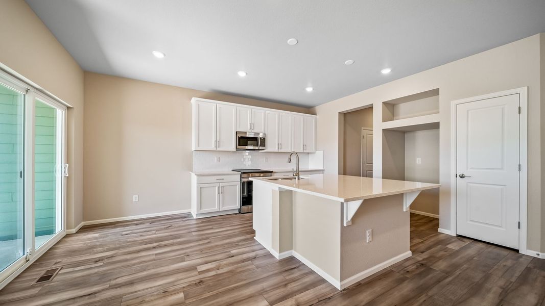 Furnished interior view inside a new home in The Reserve at Green Valley Ranch Aurora, Aurora (Image 9). Furnished interior view inside a new home in The Reserve at Green Valley Ranch Aurora, Aurora (Image 9).