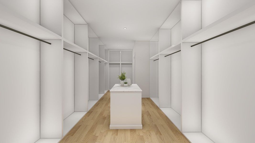 Furnished interior view inside a new home in , Houston (Image 32).