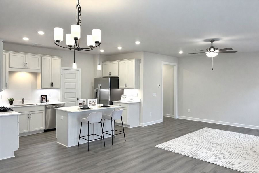 Furnished interior view inside a new home in Holly Ridge, Greenville (Image 7).
