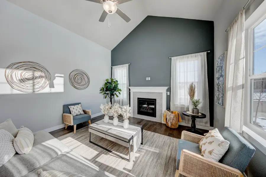 Representative furnished interior of a home built from the The Devon by Landmark Homes in The Lakes at Centerra, Loveland (Image 3). Representative furnished interior of a home built from the The Devon by Landmark Homes in The Lakes at Centerra, Loveland (Image 3).