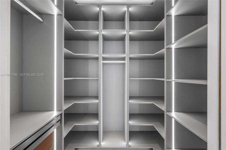 Extra lightening Master closet