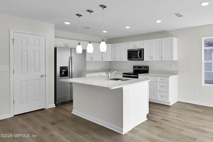 Furnished interior view inside a new home in , Jacksonville (Image 6).