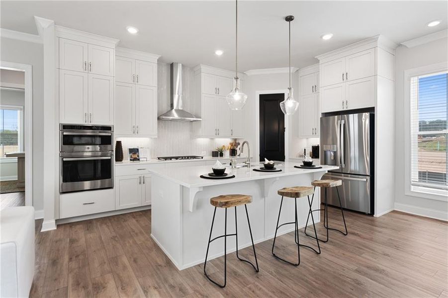 Furnished interior view inside a new home in Promenade at Sawnee Village, Cumming (Image 11).