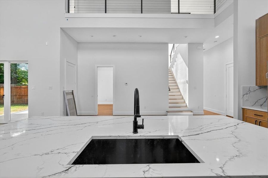 Close-up of interior finishes inside a home in , Dallas (Image 22).