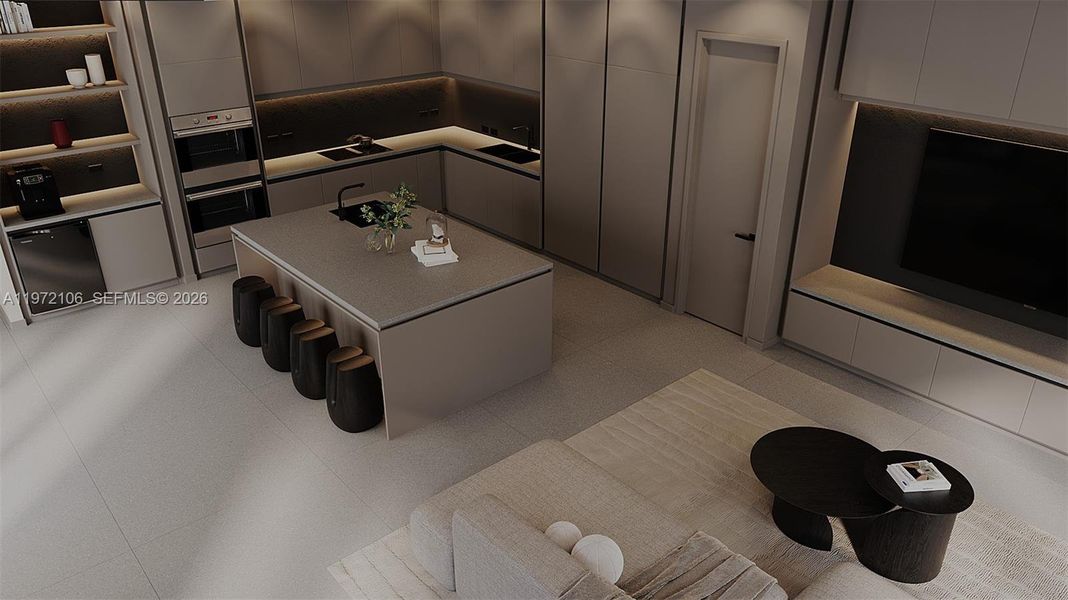 Furnished interior view inside a new home in , Plantation (Image 9).