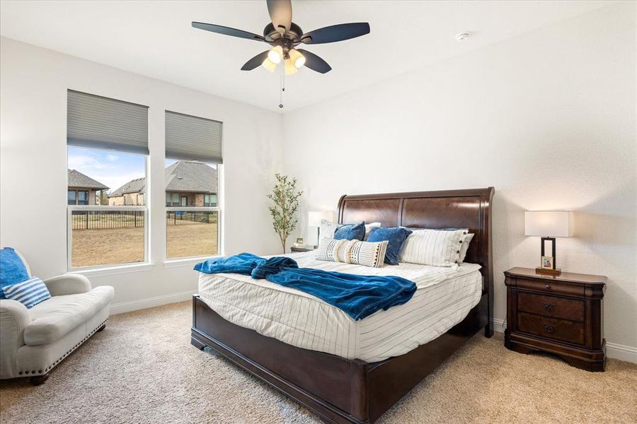 Furnished interior view inside a new home in Abe's Landing, Granbury (Image 17). Furnished interior view inside a new home in Abe's Landing, Granbury (Image 17).
