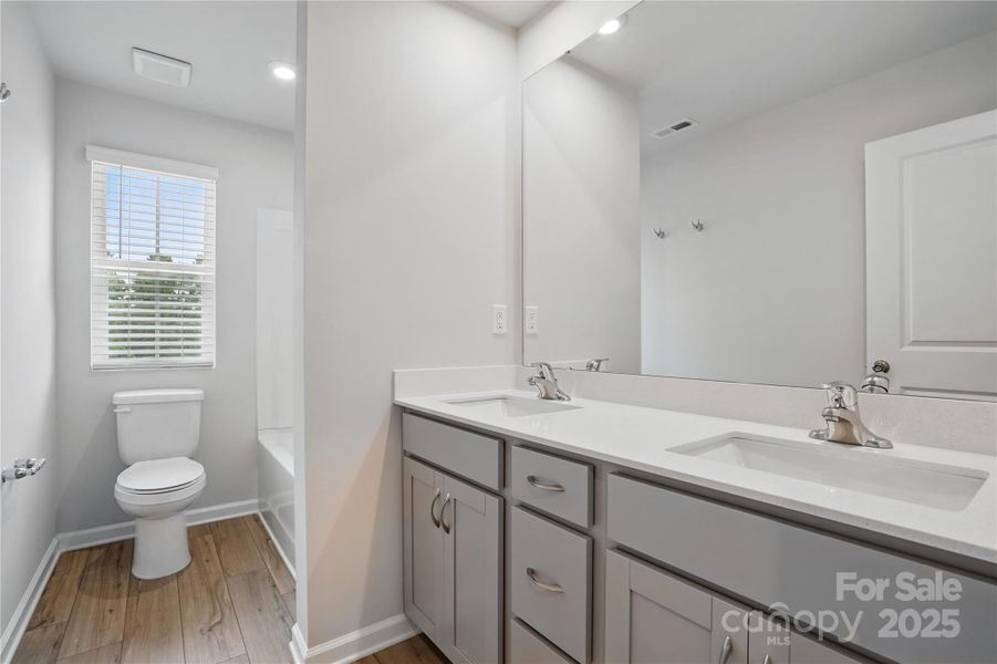 Furnished interior view inside a new home in , Charlotte (Image 9). Furnished interior view inside a new home in , Charlotte (Image 9).