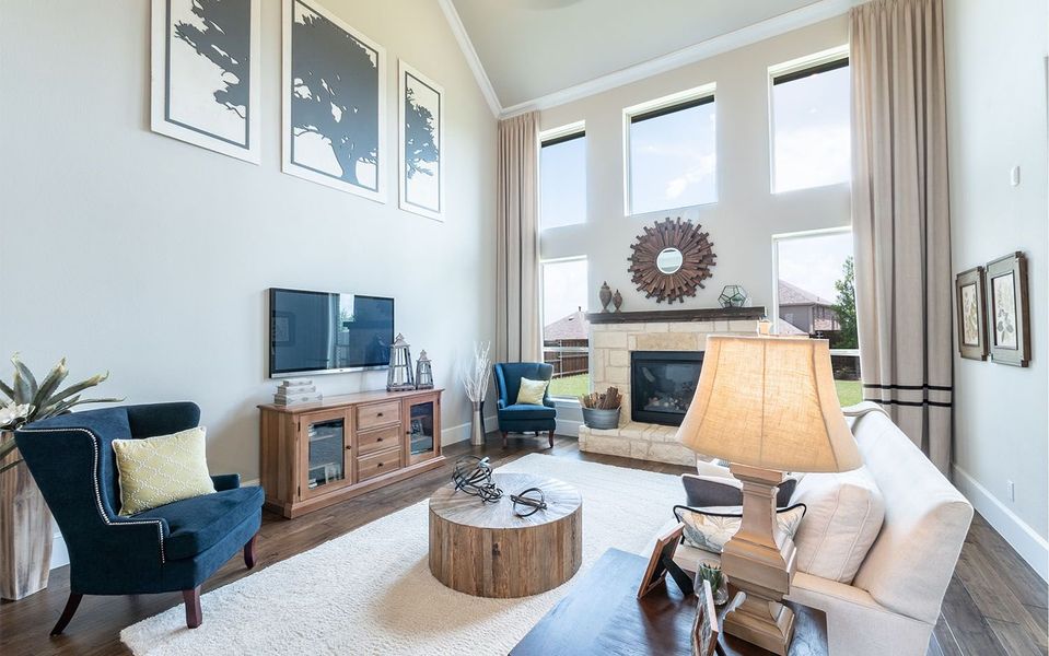 Furnished interior view inside a new home in High Park Hill, Arrington (Image 6).