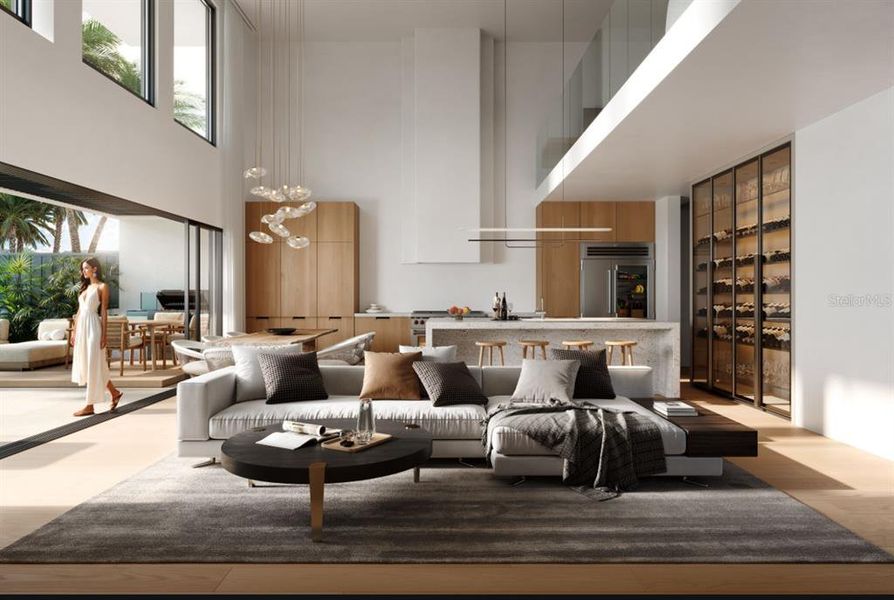 Furnished interior view inside a new home in , Palm Coast (Image 3).