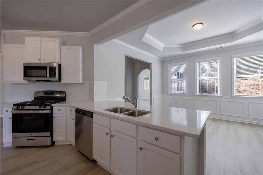 Furnished interior view inside a new home in , Social Circle (Image 10).